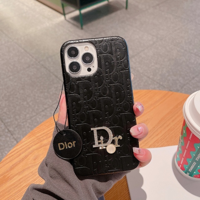 Luxury Fashion Relief Sculpture Leather Phone Cases
