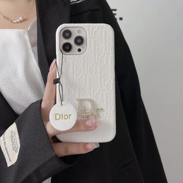 Luxury Fashion Relief Sculpture Leather Phone Cases