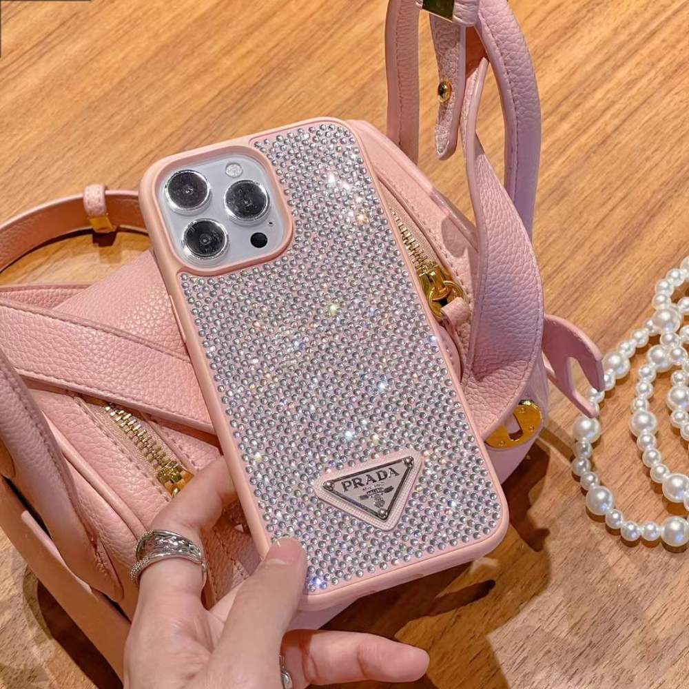 Rhinestones Fashion TPU Fall-Resistant Phone Cases