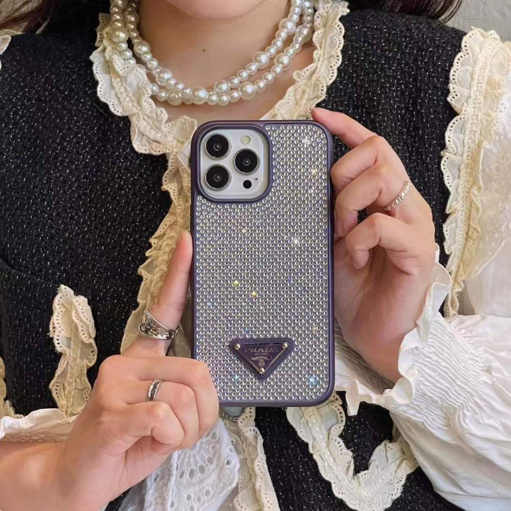 Rhinestones Fashion TPU Fall-Resistant Phone Cases
