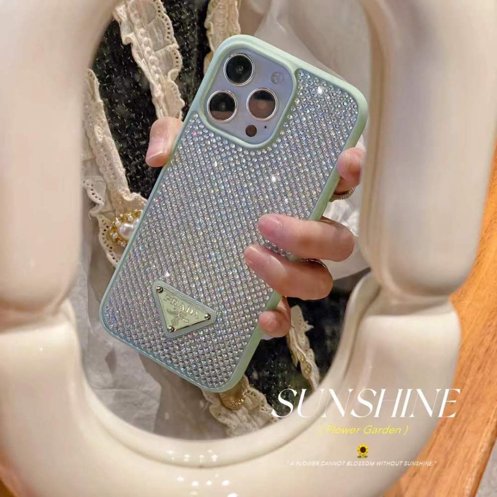 Rhinestones Fashion TPU Fall-Resistant Phone Cases