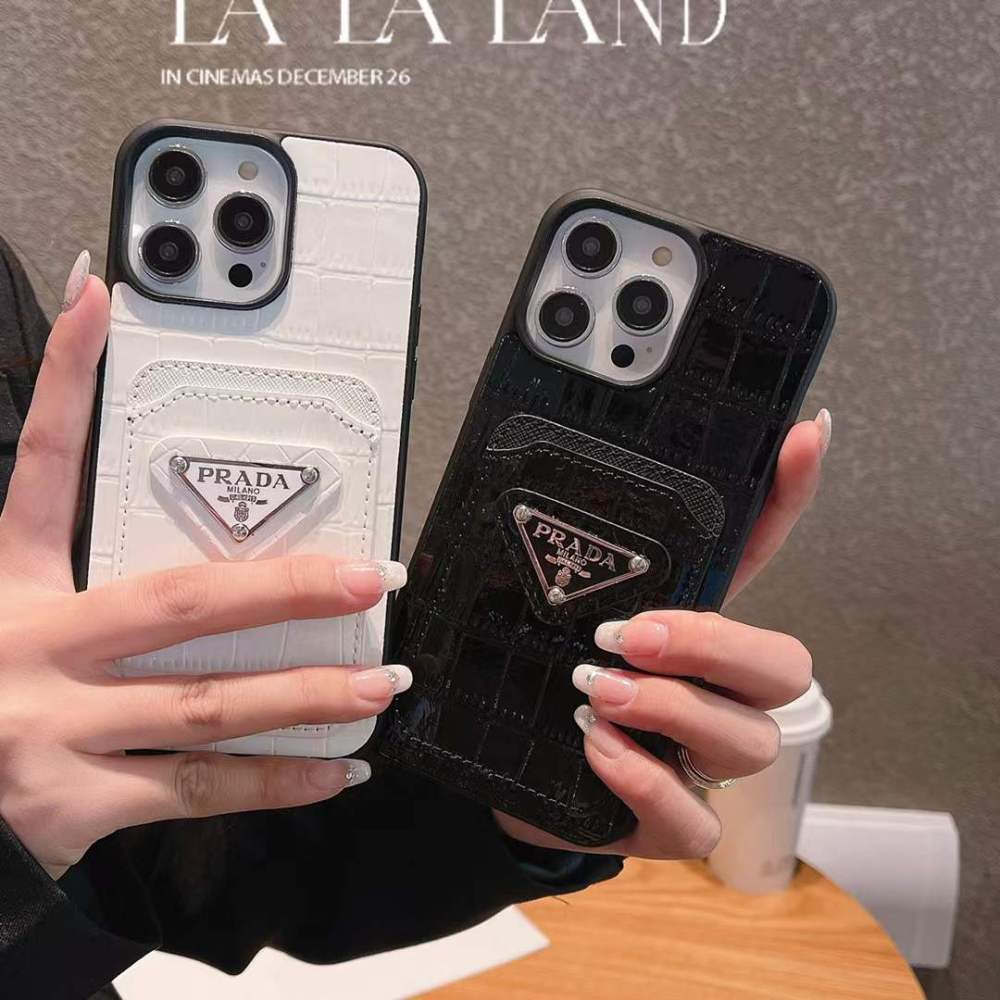 Crocodile Pattern Leather Card Slot Phone Cases