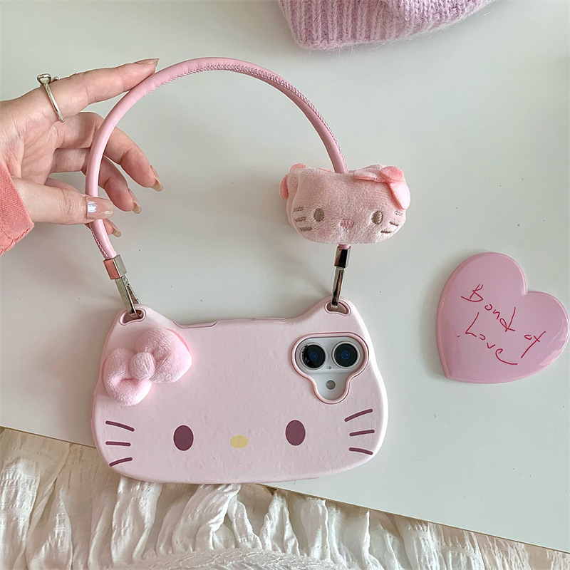Hello Kitty 3D Lanyard Phone Case