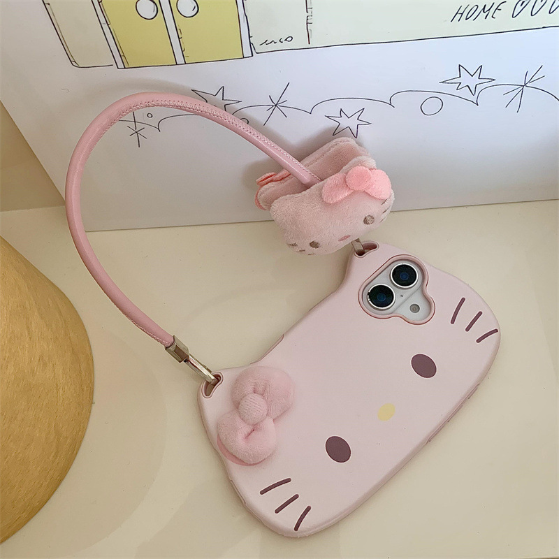 Hello Kitty 3D Lanyard Phone Case