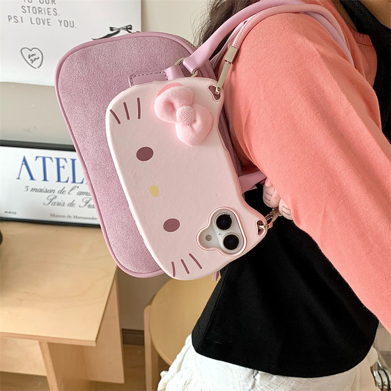 Hello Kitty 3D Lanyard Phone Case