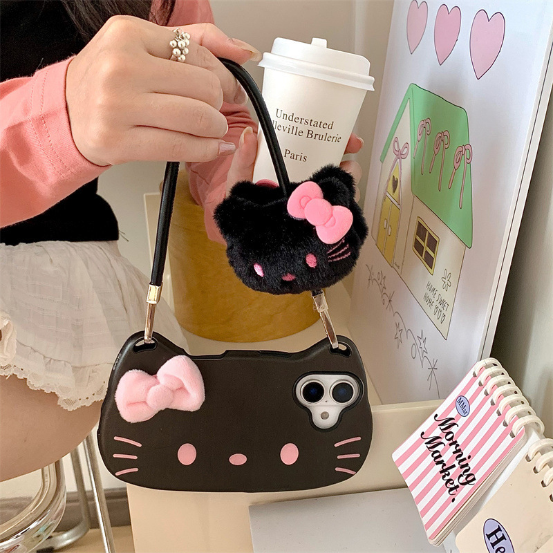 Hello Kitty 3D Lanyard Phone Case