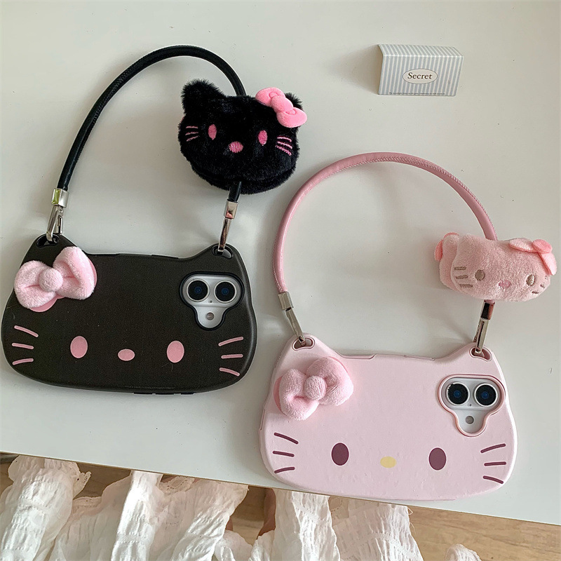 Hello Kitty 3D Lanyard Phone Case