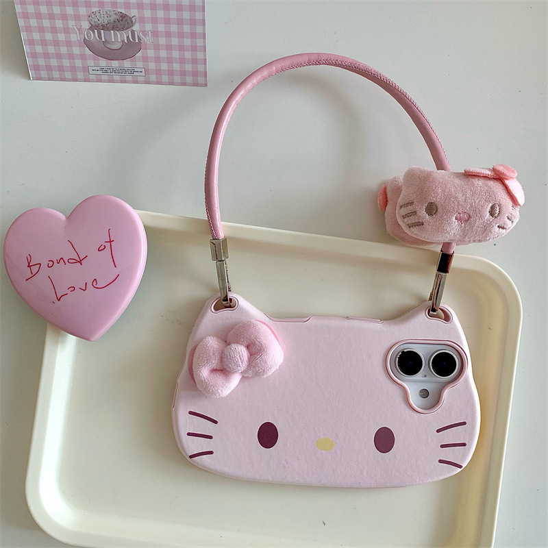 Hello Kitty 3D Lanyard Phone Case