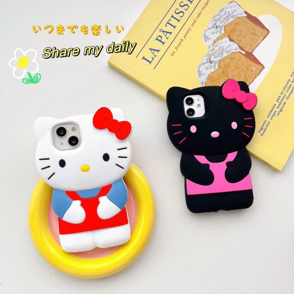 Hello Kitty 3D Silicone Cute Phone Cases