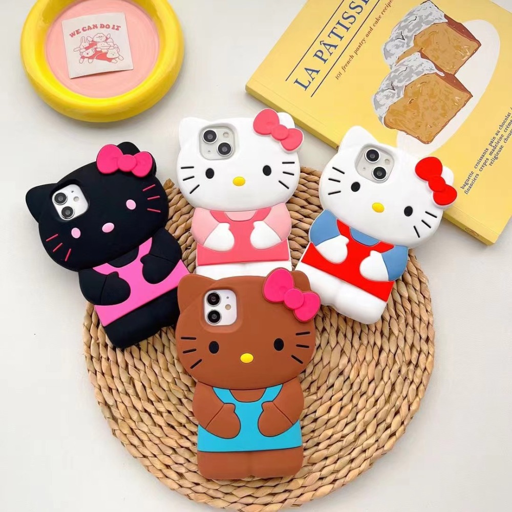Hello Kitty 3D Silicone Cute Phone Cases