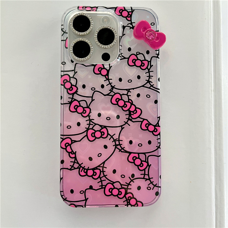 Hello Kitty Gradient TPU Phone Cases