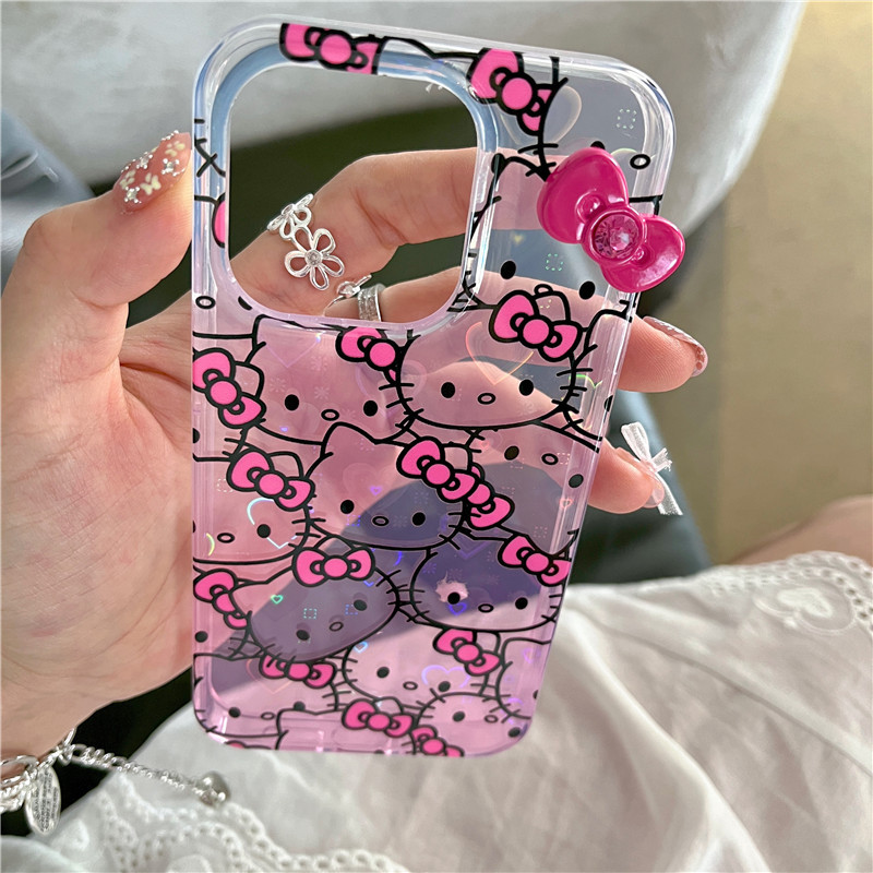 Hello Kitty Gradient TPU Phone Cases
