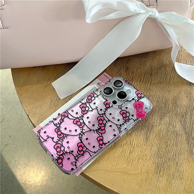 Hello Kitty Gradient TPU Phone Cases
