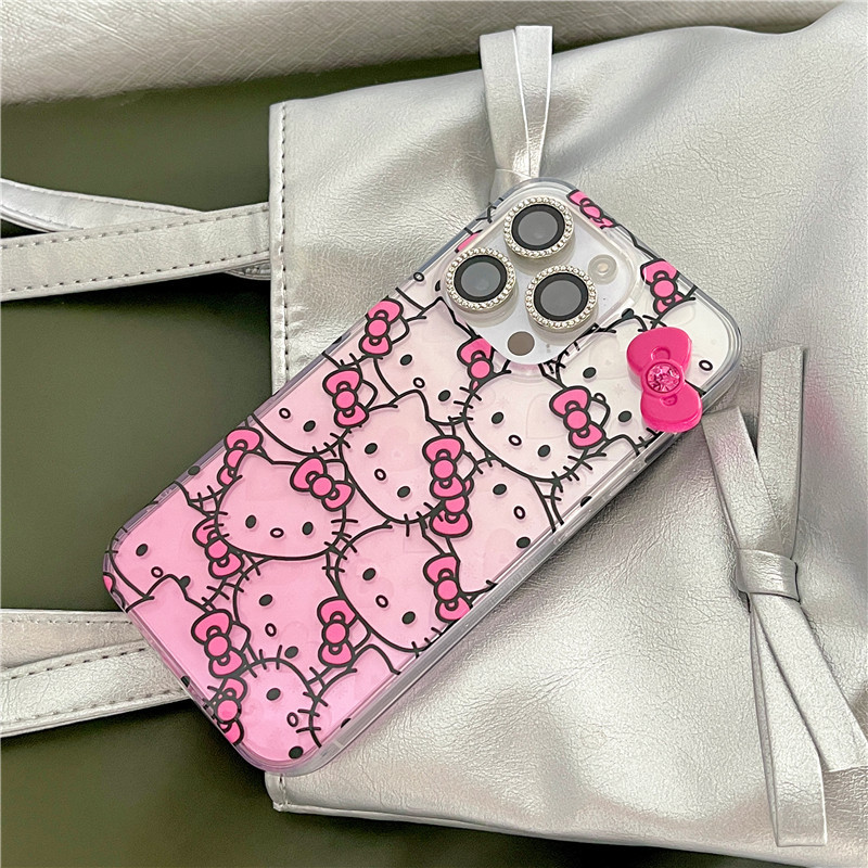 Hello Kitty Gradient TPU Phone Cases