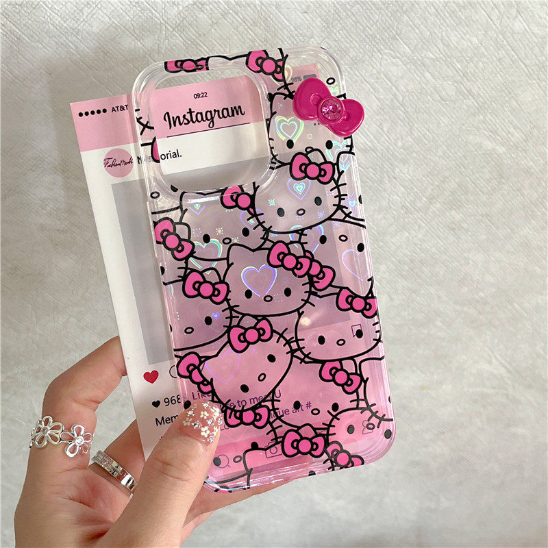 Hello Kitty Gradient TPU Phone Cases