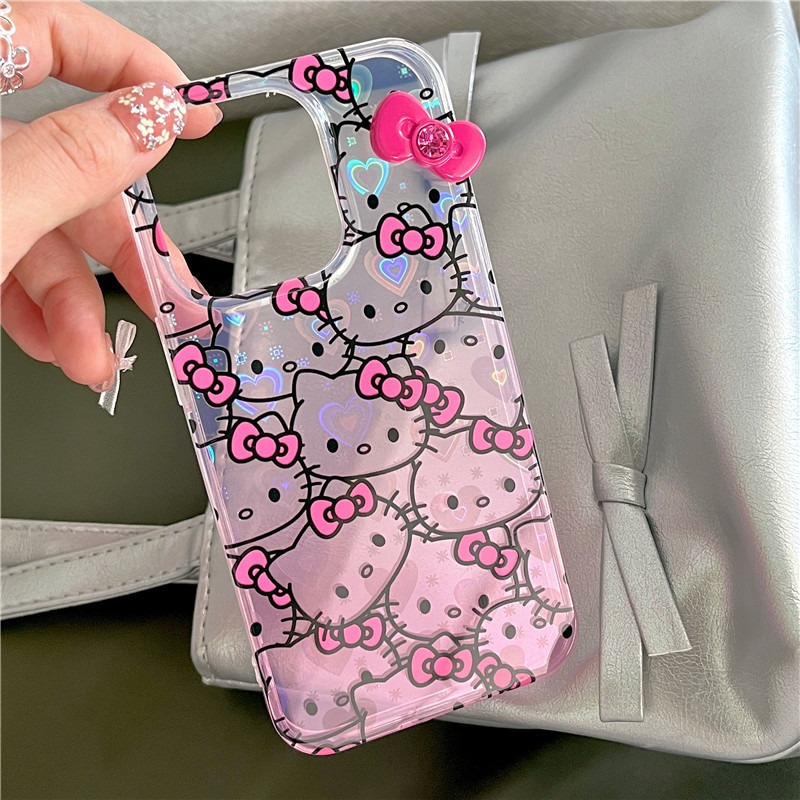 Hello Kitty Gradient TPU Phone Cases