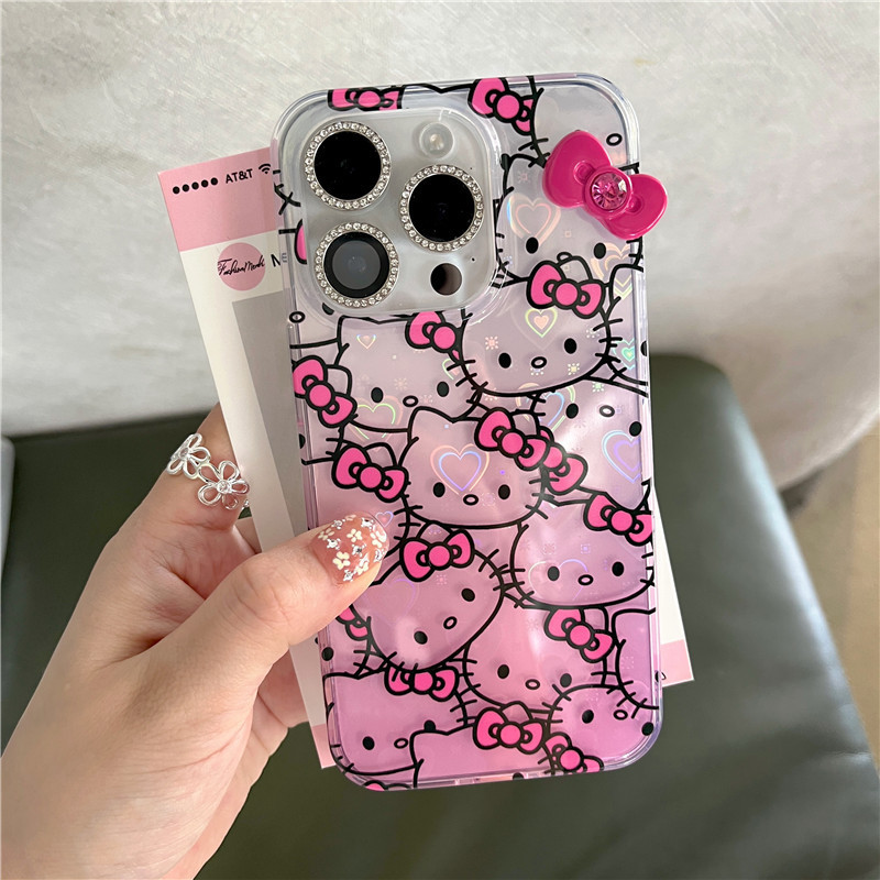 Hello Kitty Gradient TPU Phone Cases