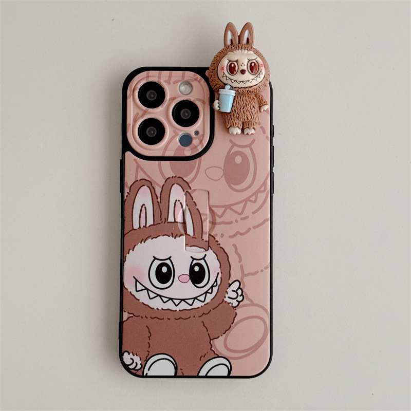 Labubu 3D Invisible Bracket Phone Case