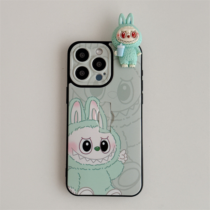 Labubu 3D Invisible Bracket Phone Case
