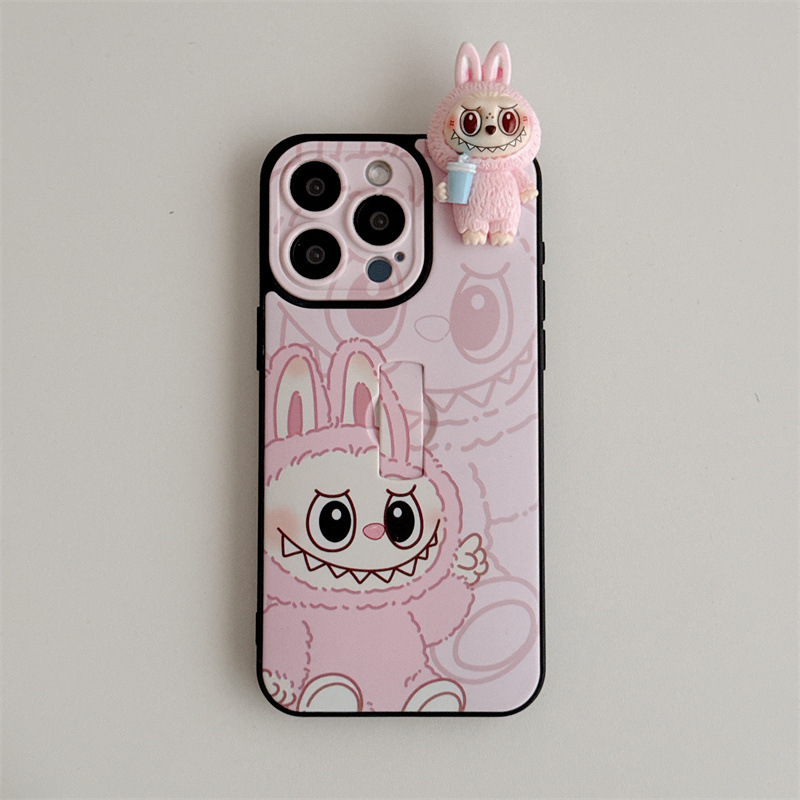 Labubu 3D Invisible Bracket Phone Case