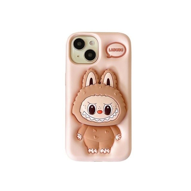 Labubu Silicone Bracket Phone Case
