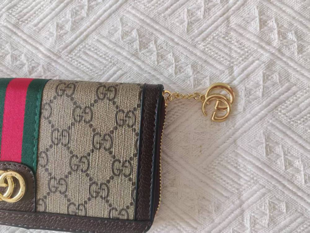Metal Logo Leather Luxury Women Purses