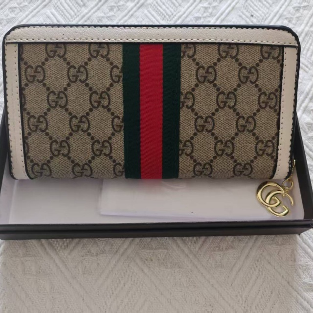 Metal Logo Leather Luxury Women Purses