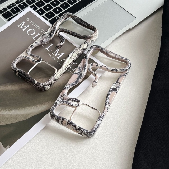 Snakeskin Hollow Out Snake 3D Phone Cases