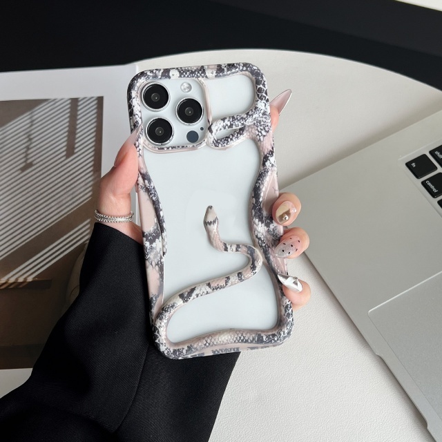 Snakeskin Hollow Out Snake 3D Phone Cases