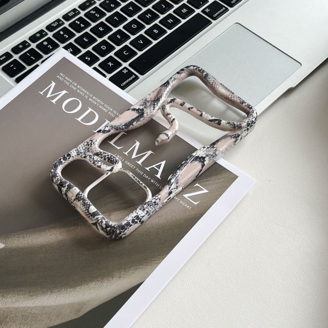 Snakeskin Hollow Out Snake 3D Phone Cases
