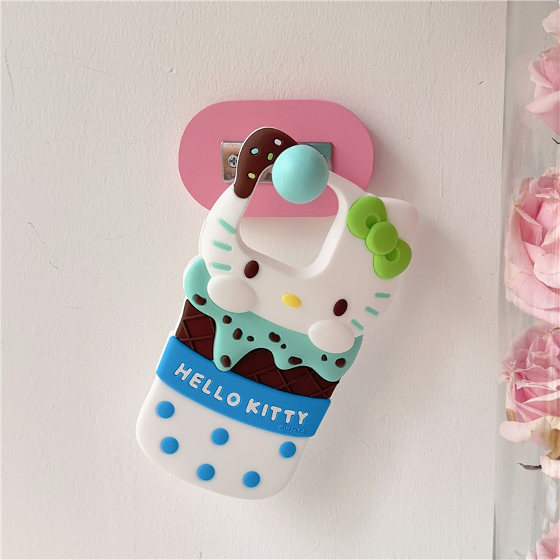 Fashion Cute 3D Ice Cream Hello Kitty Phone Cases