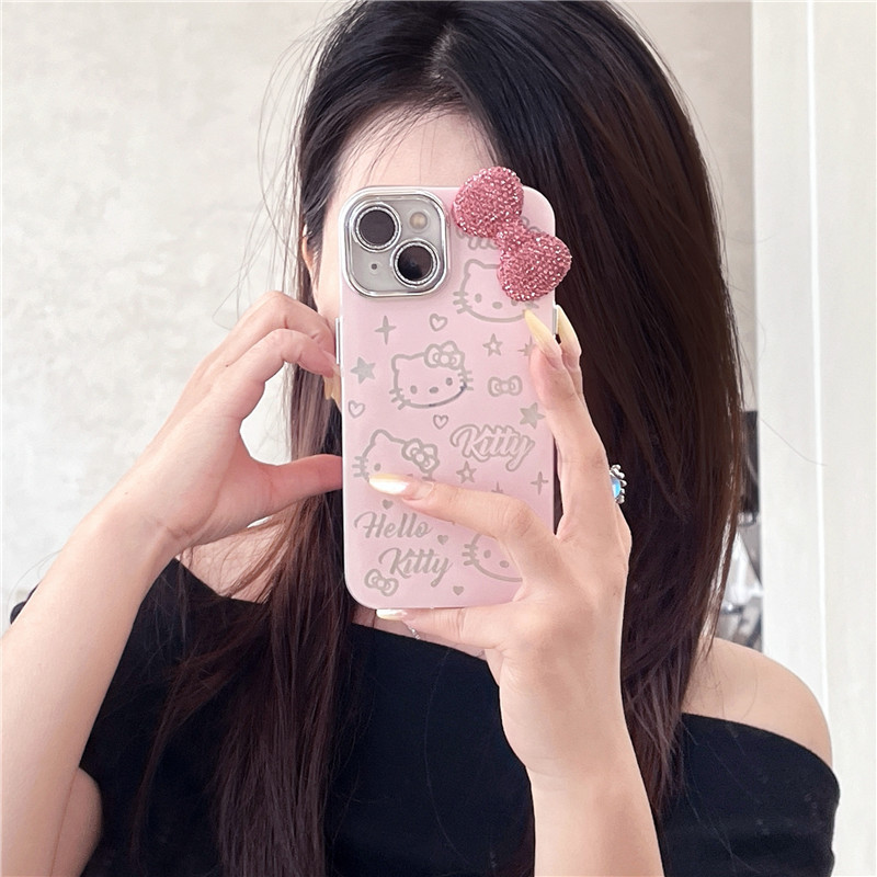 Fashion Glitter Hello Kitty Phone Cases