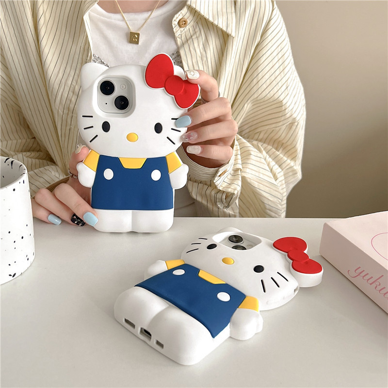 Hello Kitty Silicone 3D Phone Cases