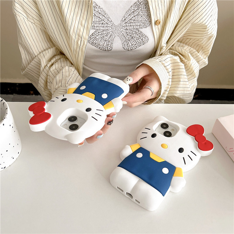 Hello Kitty Silicone 3D Phone Cases