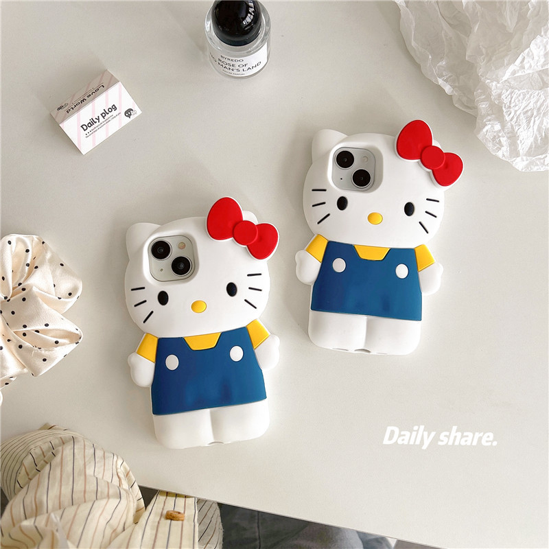 Hello Kitty Silicone 3D Phone Cases