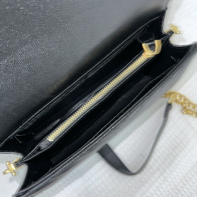 Metal Logo Leather Fashion Women Messenger Bag
