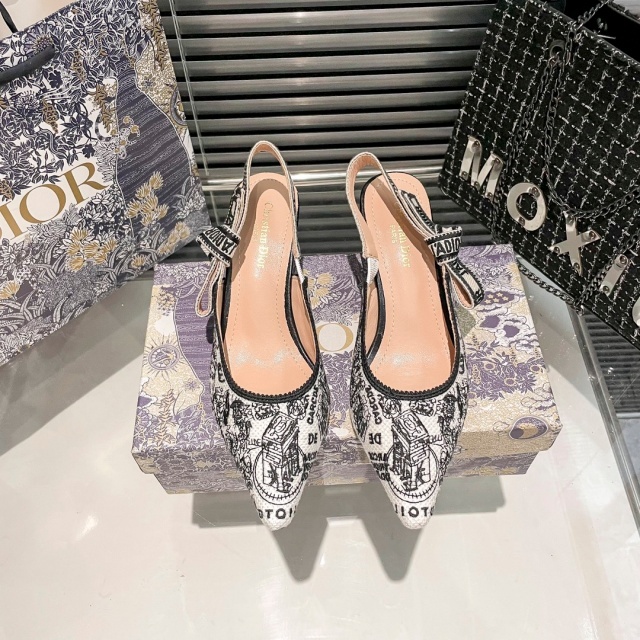Embroidery Fashion Women High Heels
