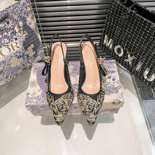 Embroidery Fashion Women High Heels