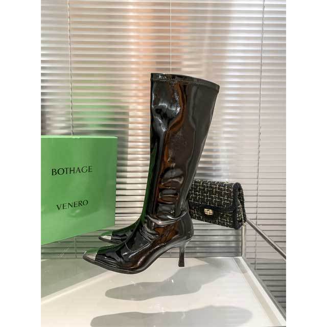 Luxury Fashion Leather High Heeled Long Boots