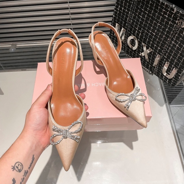 Sexy Pointed Toe Diamond High Heels