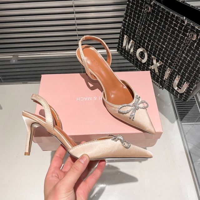Sexy Pointed Toe Diamond High Heels
