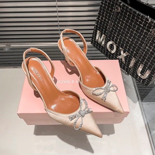 Sexy Pointed Toe Diamond High Heels
