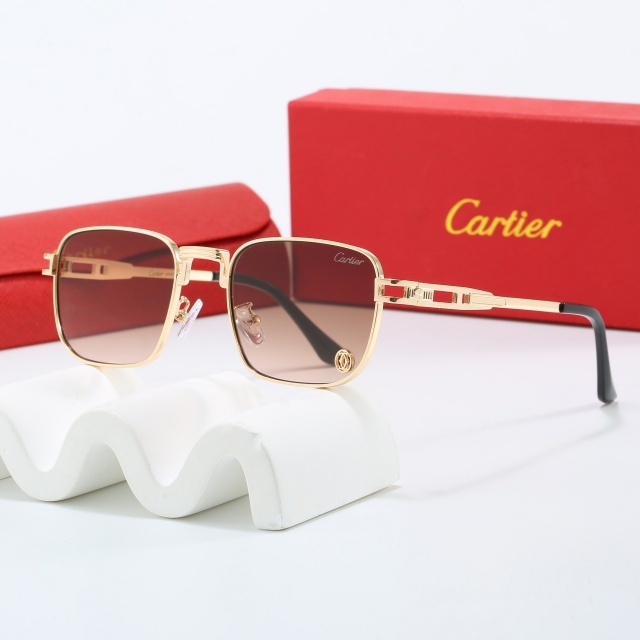 Square Metal Frame Streetwear Glasses