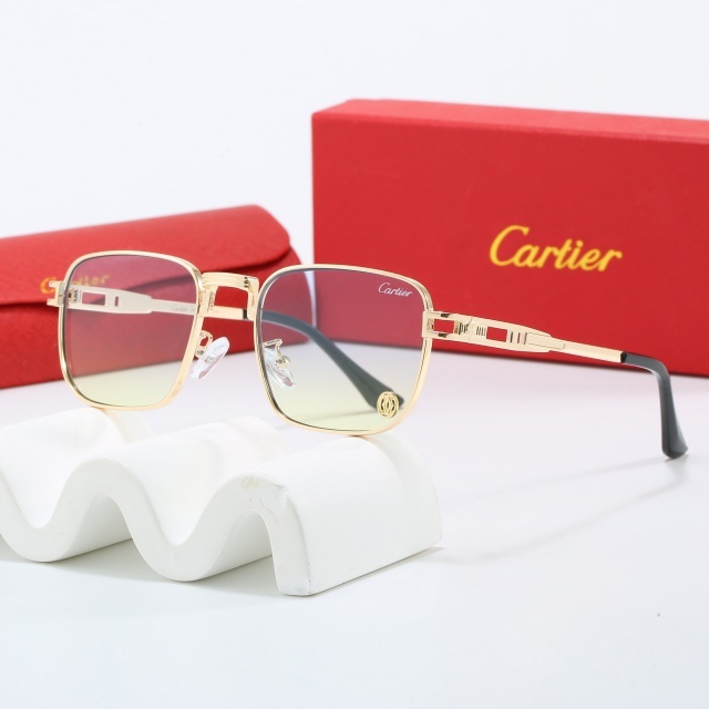 Square Metal Frame Streetwear Glasses