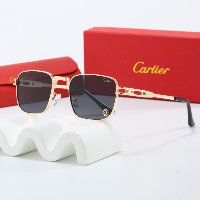 Square Metal Frame Streetwear Glasses