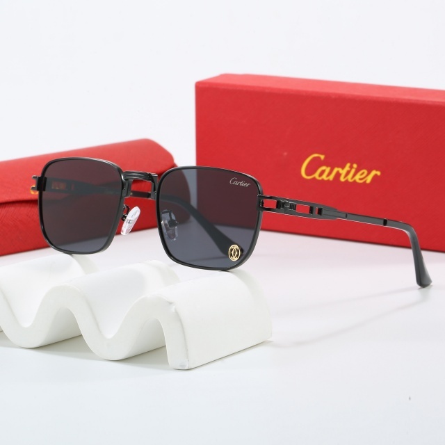 Square Metal Frame Streetwear Glasses