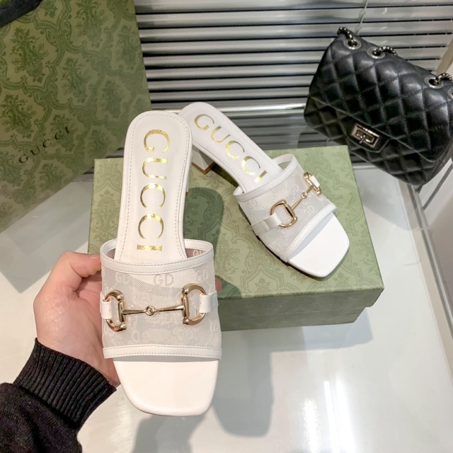 Fashion Mesh Chunky Sandals