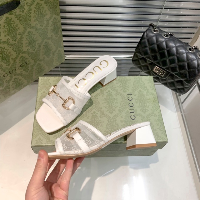 Fashion Mesh Chunky Sandals