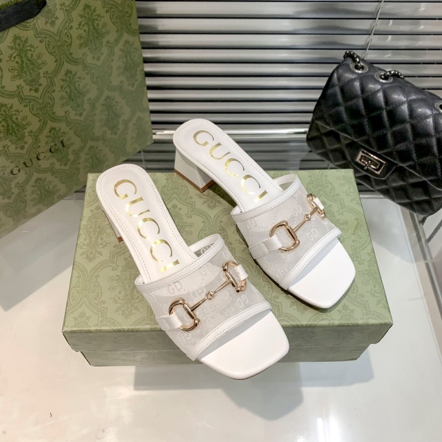 Fashion Mesh Chunky Sandals