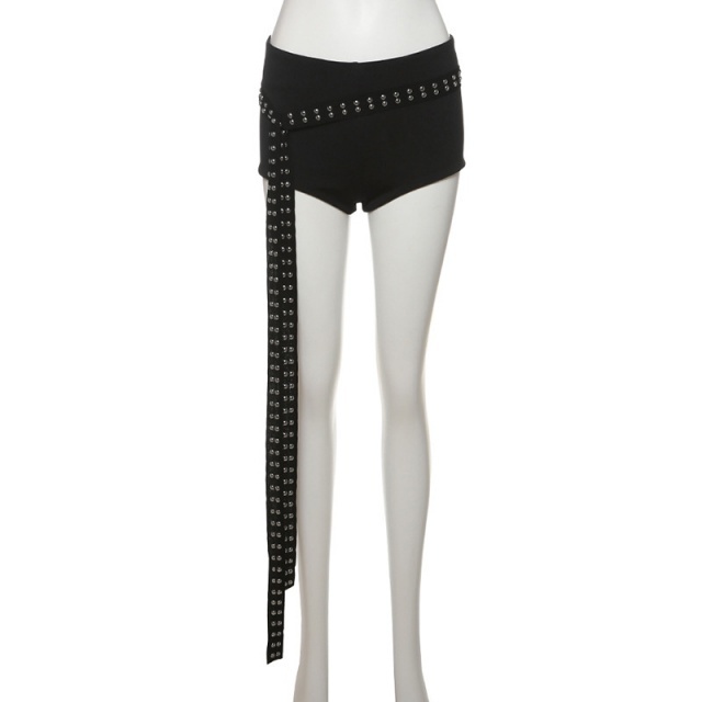 One Shoulder Shock Short Set
